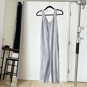 Grey Jumpsuit with Pockets